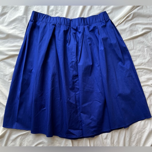 Eloquii Blue Circle Skirt - Picture 3 of 6